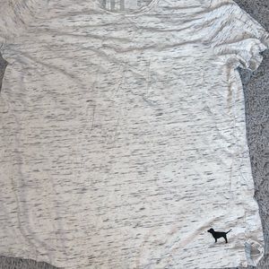 pink victoria secret short sleeve shirt